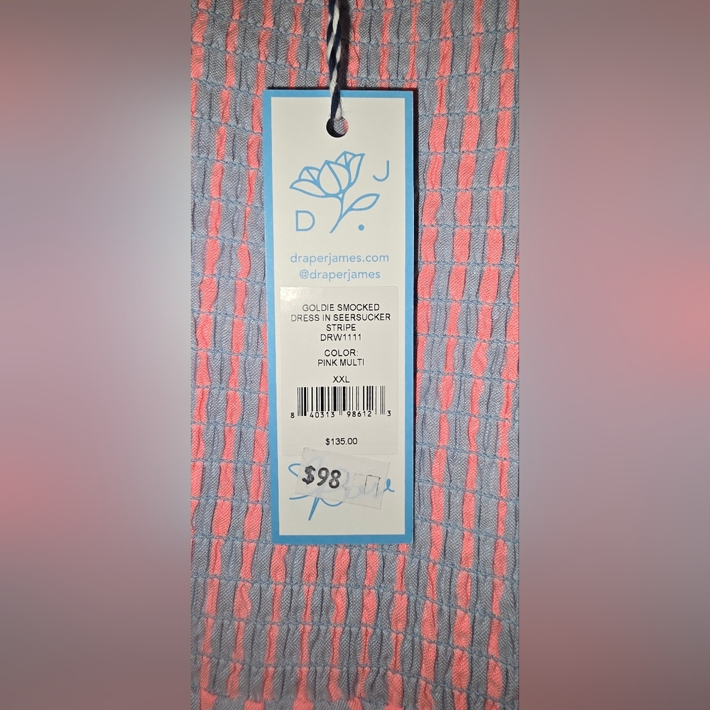 NWT Draper James Goldie Smocked Dress - Picture 4 of 8